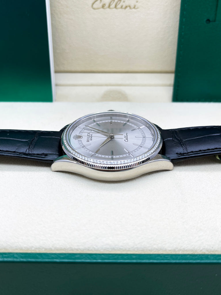 Rolex Cellini Time White Gold 39mm 50609RBR