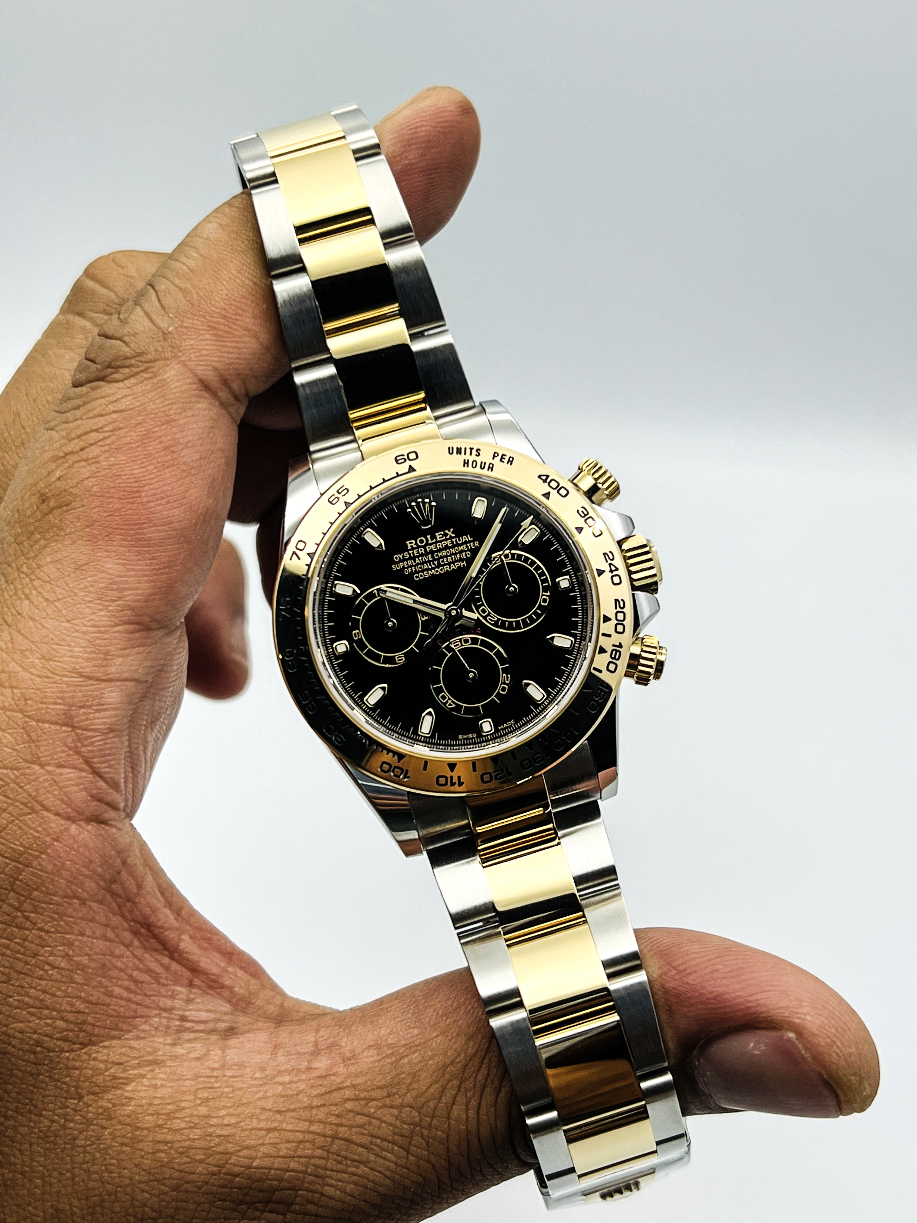 116503 black dial outlet