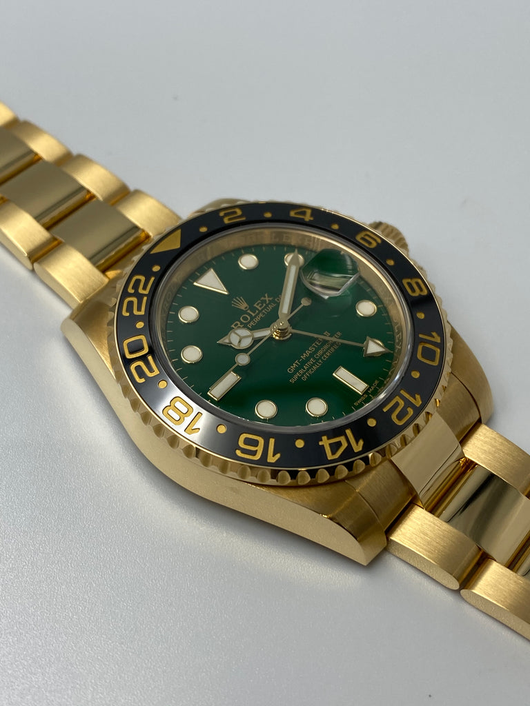 Rolex GMT Master II YG Green 116718LN Discontinued 2018 [Preowned]