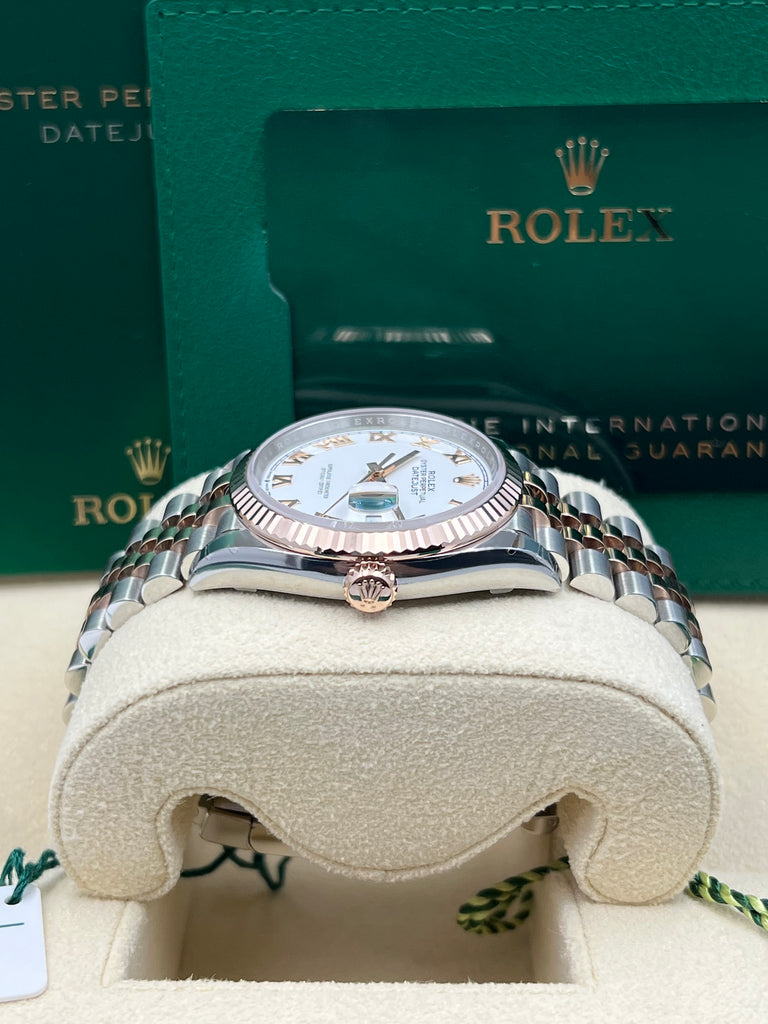 Rolex Datejust 36mm Steel Everose on Jubilee Bracelet 126231