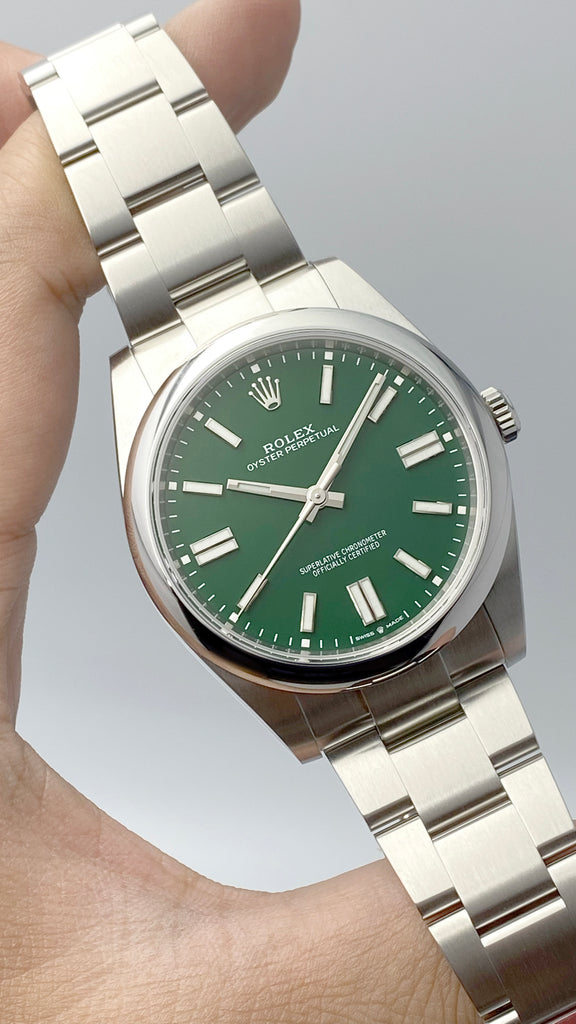 Rolex Oyster Perpetual 41mm Green 124300