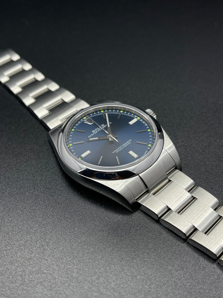 Rolex Oyster Perpetual Blue Dial 39mm 114300 2015 [Preowned]