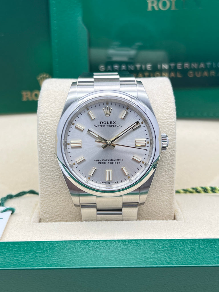 Rolex Oyster Perpetual 36mm Silver 126000