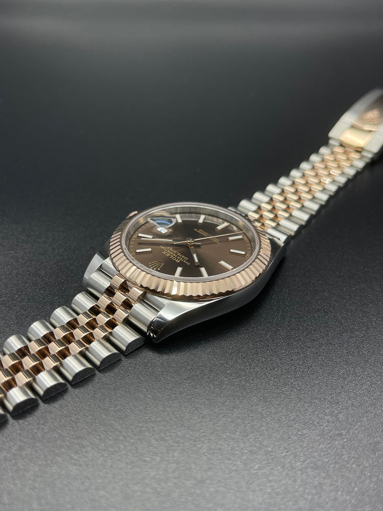 Rolex Datejust 41mm Chocolate Steel Everose 126331 2022 [Preowned]