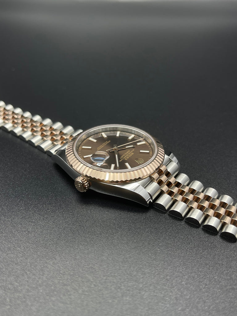 Rolex Datejust 41mm Chocolate Steel Everose 126331 2022 [Preowned]