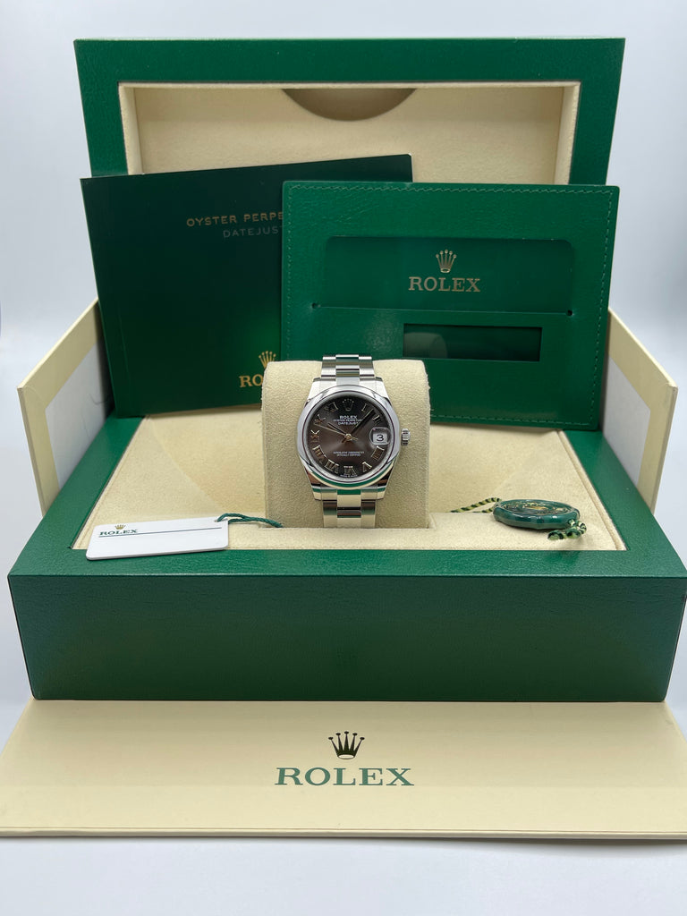 Rolex Datejust 31mm Dark Grey Oyster Bracelet 278240