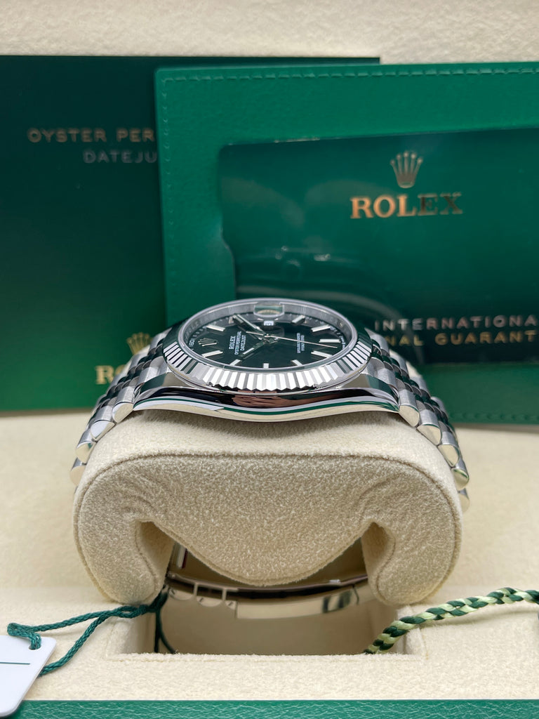 Rolex Datejust 41mm Black Dial on Jubilee Bracelet 126334