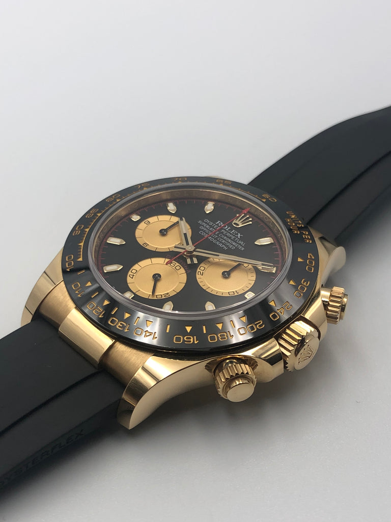 Rolex Cosmograph Daytona Yellow Gold on Oysterflex 116518LN 2018 [Preowned]