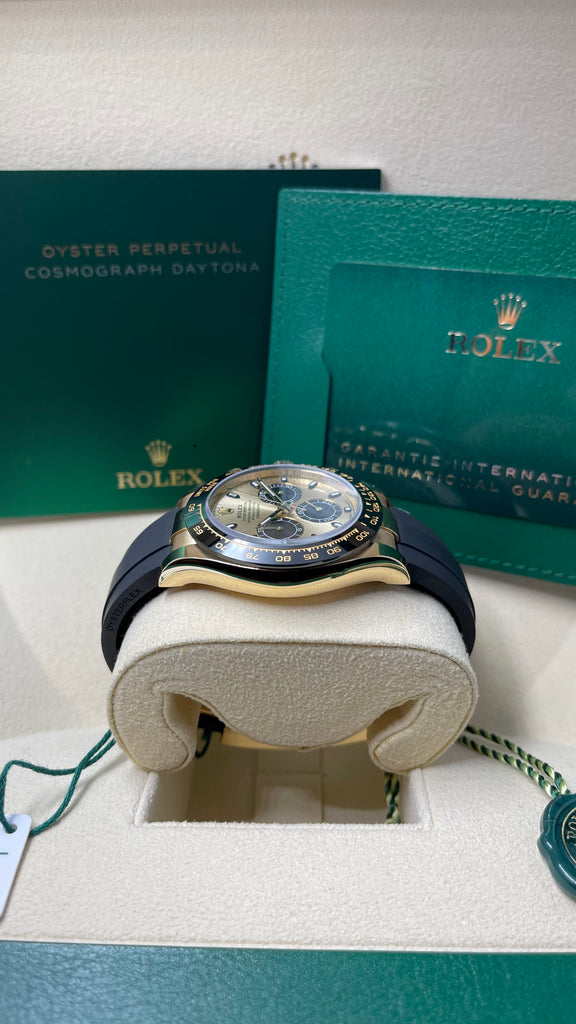 Rolex Cosmograph Daytona Yellow Gold on Oysterflex 116518LN