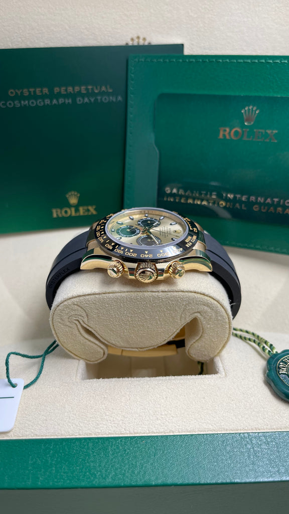 Rolex Cosmograph Daytona Yellow Gold on Oysterflex 116518LN