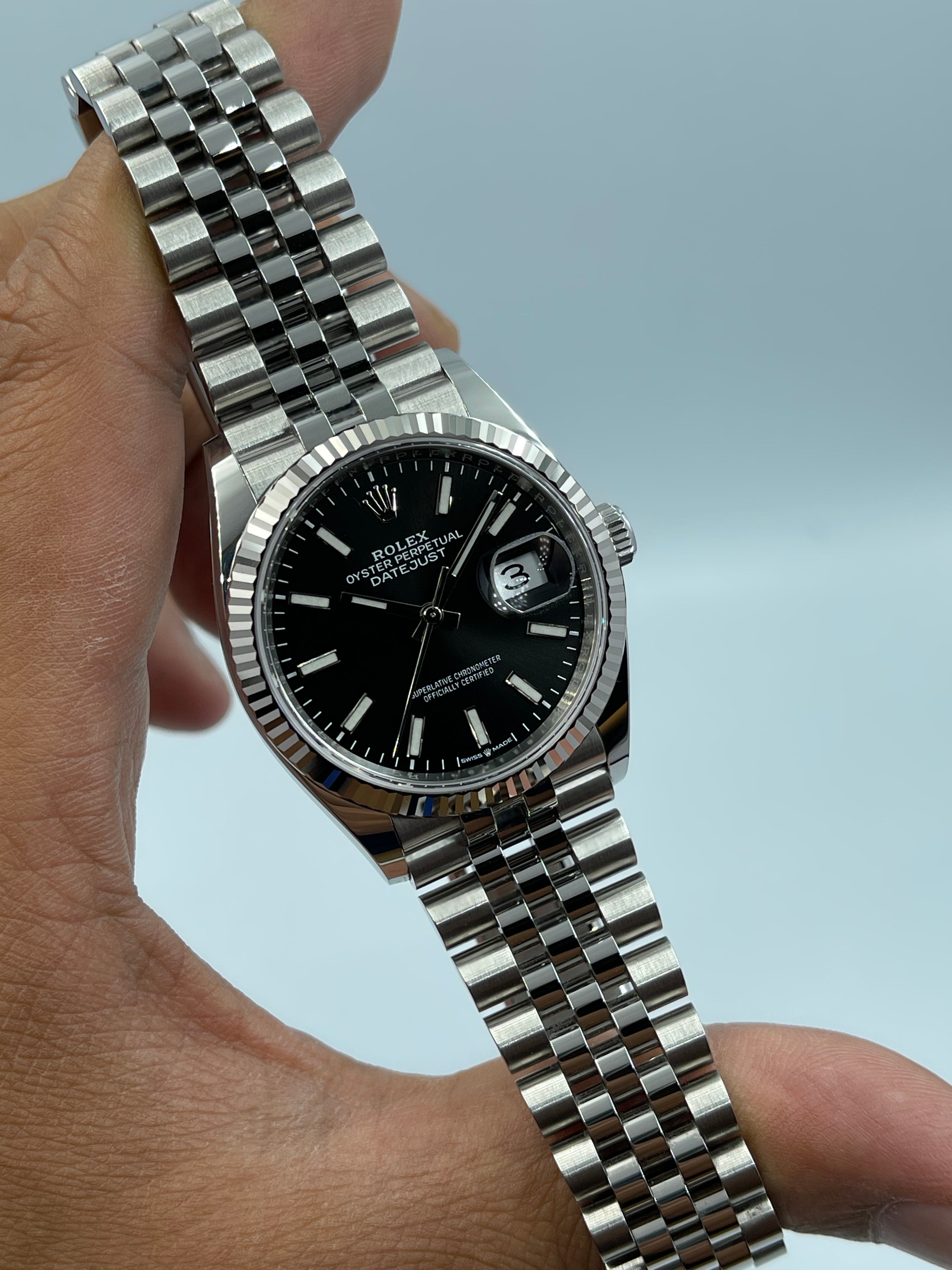 Datejust 36mm black Clearance