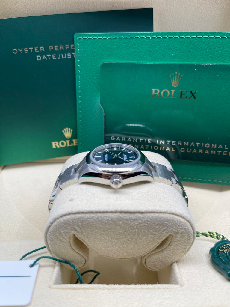 Rolex Oyster Perpetual Blue Dial 28mm 276200