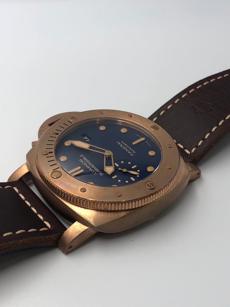 Panerai Submersible 1950 3 Days Blue Bronzo Special Edition PAM00671 2017 [Preowned]
