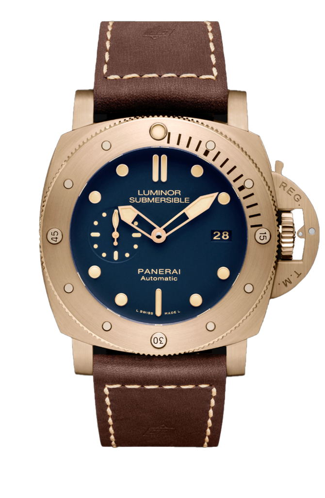 Panerai Submersible 1950 3 Days Blue Bronzo Special Edition PAM00671 2017 [Preowned]