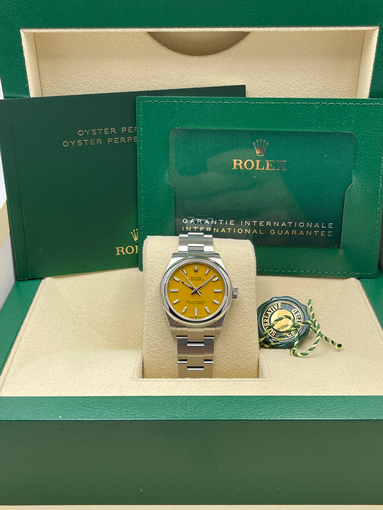 Rolex Oyster Perpetual Yellow 31mm 277200