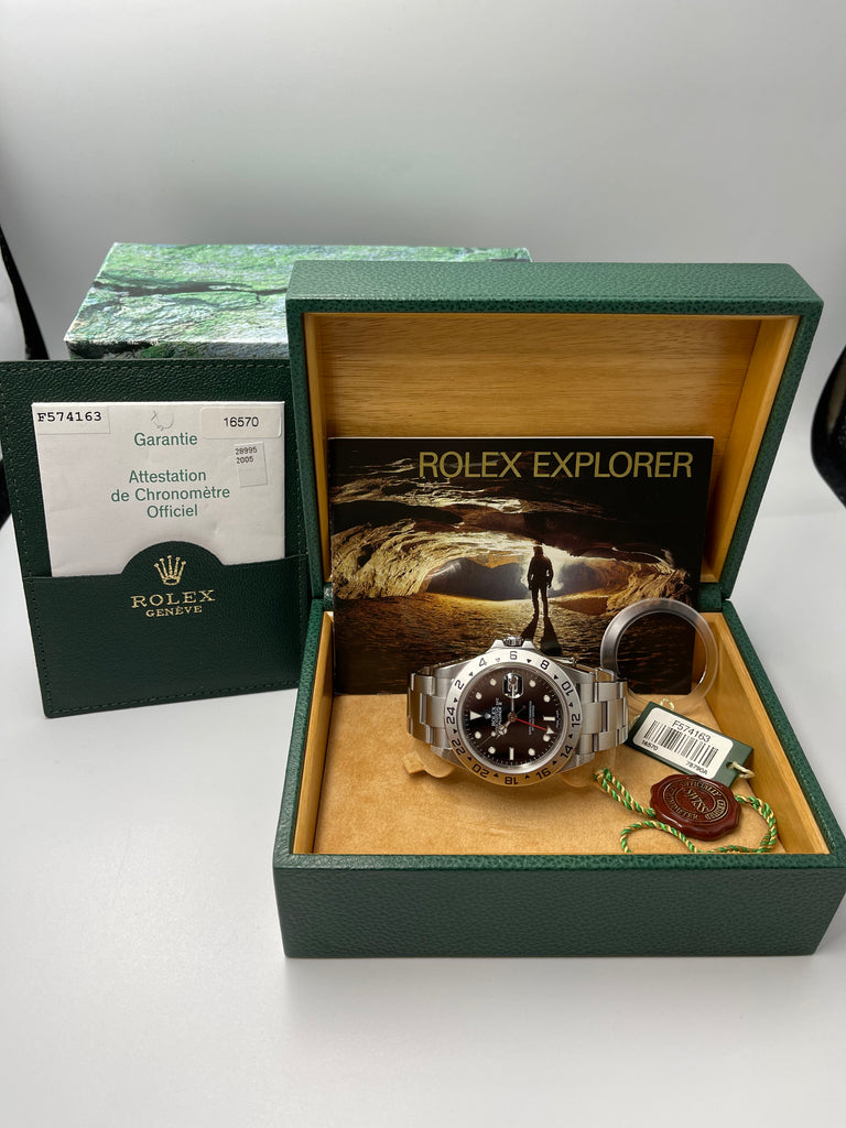 Rolex Explorer II Black Dial 16570 2005 [Preowned]