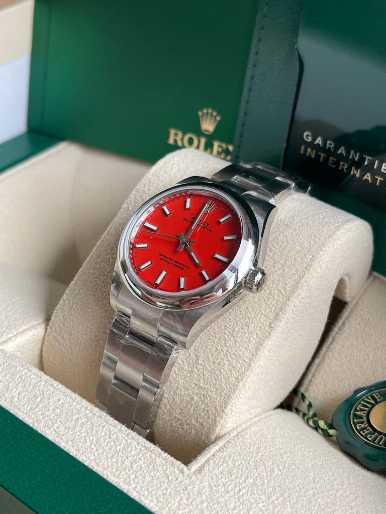 Rolex Oyster Perpetual Coral Red 31mm 277200