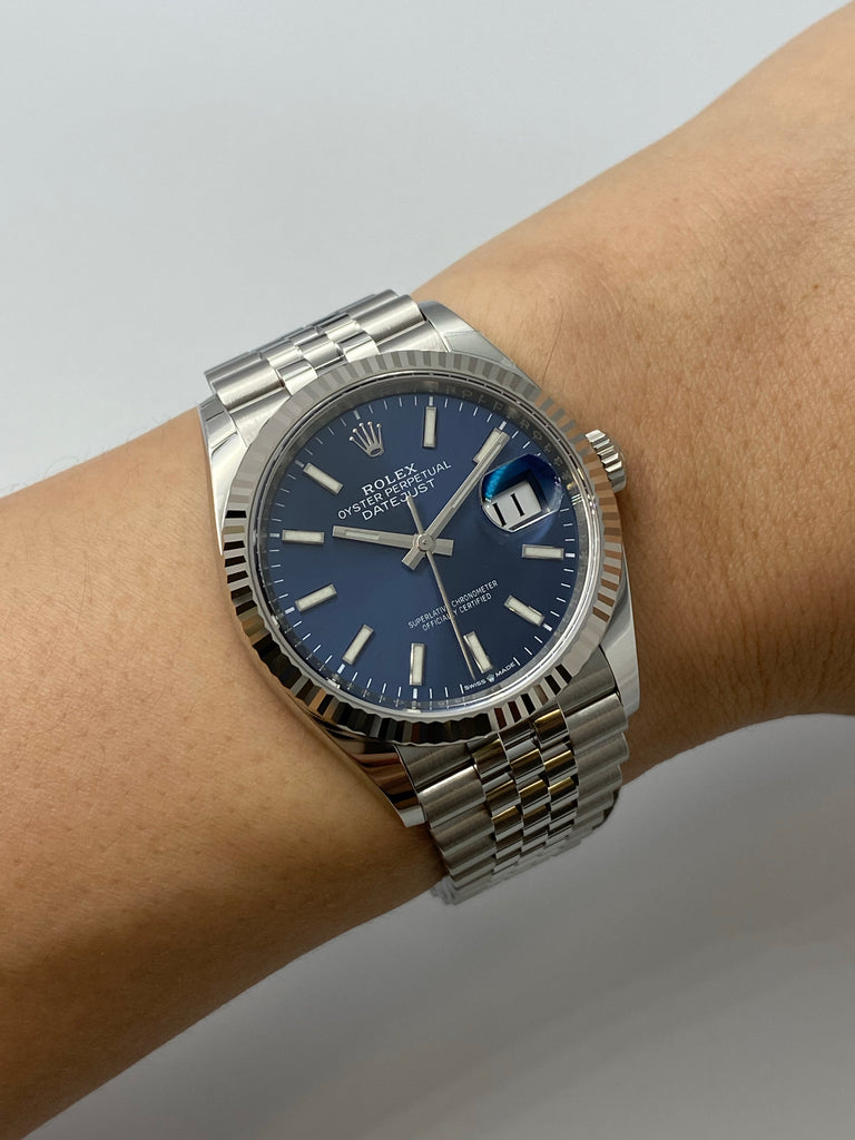 Rolex Datejust 36mm Blue Dial on Jubilee Bracelet 126234